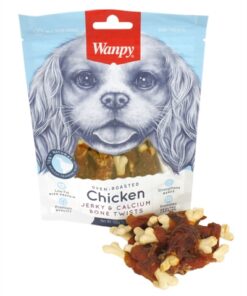 WANPY OVEN-ROASTED CHICKEN JERKY / CALCIUM BONE TWISTS