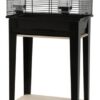 ZOLUX VOGELKOOI CHIC LOFT MET MEUBEL ZWART