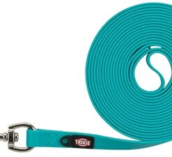 TRIXIE HONDENRIEM EASY LIFE SLEEPLIJN OCEAAN BLAUW / TURQUOISE