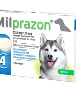 KRKA MILPRAZON ONTWORMINGSTABLETTEN HOND
