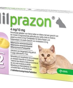 KRKA MILPRAZON ONTWORMINGSTABLETTEN KAT