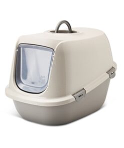 SAVIC KATTENBAK HAPPY PLANET LEO MOCCA / WARMGRIJS