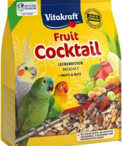 VITAKRAFT PARKIET / AGAPORNIS FRUIT COCKTAIL DELICACY FRUITS / NUTS