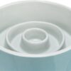 TRIXIE VOERBAK SLOWFEEDING KERAMIEK GRIJS / BLAUW