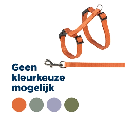 TRIXIE KATTENTUIG MET RIEM ASSORTI