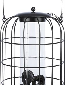 TRIXIE VOERDISPENSER MET GAASBESCHERMING ZWART