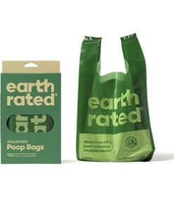 EARTH RATED POEPZAKJES MET HANDVATEN GEURLOOS GERECYCLED