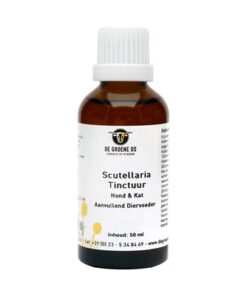 DE GROENE OS SCUTELLARIA TINCTUUR HOND / KAT