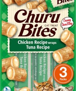 INABA CHURU BITES CAT CHICKEN RECIPE WRAPS TUNA RECIPE