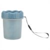 TRIXIE POOTREINIGER VOOR DE HOND SILICONE / PP BLAUW