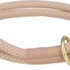 TRIXIE HALSBAND HOND SOFT HALF-SLIP ROZE / LICHTROZE