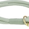 TRIXIE HALSBAND HOND SOFT HALF-SLIP SALIEGROEN / MINT