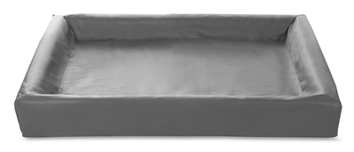 BIA BED KUNSTLEER HOES HONDENMAND GRIJS