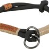 TRIXIE BE NORDIC HALSBAND HOND HALF-SLIP ZWART / ZAND