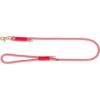 TRIXIE SOFT ROPE HONDENRIEM ROOD / CREME