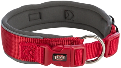 TRIXIE PREMIUM HALSBAND HOND EXTRA BREED ROOD / GRAFIET GRIJS