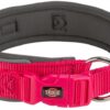 TRIXIE PREMIUM HALSBAND HOND EXTRA BREED FUCHSIA / GRAFIET GRIJS