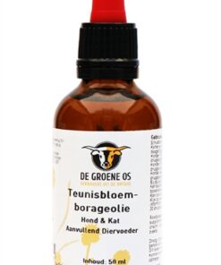 DE GROENE OS TEUNISBLOEM-BORAGEOLIE HOND / KAT