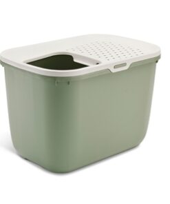 SAVIC KATTENBAK HOP IN BOTANICAL GROEN