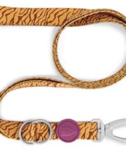 MORSO HONDENRIEM VERSTELBAAR GERECYCLED JUNGLE DRUM ORANJE