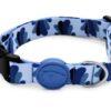 MORSO HALSBAND HOND GERECYCLED SPLASH BLAUW