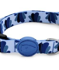 MORSO HALSBAND HOND GERECYCLED SPLASH BLAUW