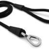 MORSO HONDENRIEM SOFT ROPE GERECYCLED BLACK ZWART