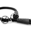 MORSO HALF SLIP HALSBAND HOND SOFT ROPE GERECYCLED BLACK ZWART