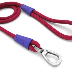 MORSO HONDENRIEM REGULAR ROPE GERECYCLED RED VELVET ROOD