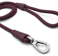 MORSO HONDENRIEM SOFT ROPE GERECYCLED PLUM PAARS