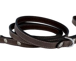 SA HONDENRIEM FEARLESS VINTAGE LEER BRUIN