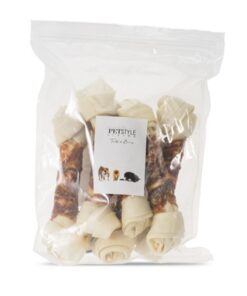 PETSTYLE LIVING GEKNOOPT BOT WIT MET EEND