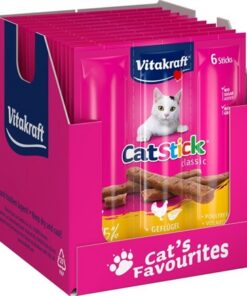 VITAKRAFT CAT-STICK MINI GEVOGELTE MET LEVER