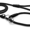 MORSO HONDENRIEM RETRIEVERLIJN SOFT ROPE GERECYCLED ZWART