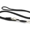 MORSO HONDENRIEM HANDS FREE SOFT ROPE GERECYCLED ZWART