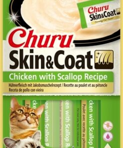 INABA CHURU SKIN & COAT CHICKEN WITH SCALLOP RECIPE