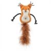 TRIXIE EEKHOORN PLUCHE MET VEERSTAART MET CATNIP
