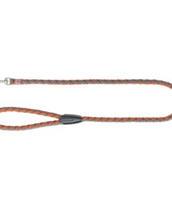 TRIXIE HONDENRIEM CAVO ROEST / GRAFIET GRIJS
