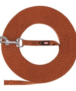 TRIXIE HONDENRIEM SLEEPLIJN EXTRA LICHT ROEST BRUIN