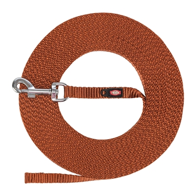 TRIXIE HONDENRIEM SLEEPLIJN EXTRA LICHT ROEST BRUIN