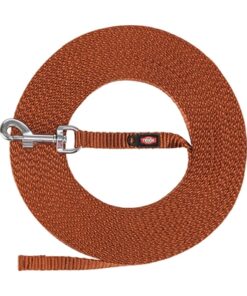 TRIXIE HONDENRIEM SLEEPLIJN EXTRA LICHT ROEST