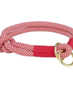 TRIXIE HALSBAND HOND SOFT ROPE HALFSLIP ROOD / CREME