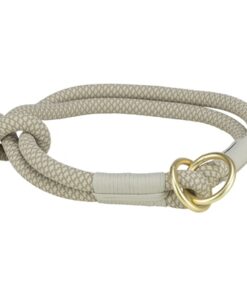 TRIXIE HALSBAND HOND SOFT ROPE HALFSLIP LICHTGRIJS