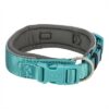 TRIXIE HALSBAND HOND PREMIUM EXTRA BREED AQUA / GRAFIET GRIJS