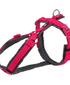 TRIXIE HONDENTUIG PREMIUM TREKKING FUCHSIA / GRAFIET GRIJS