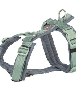 TRIXIE HONDENTUIG PREMIUM TREKKING SALIE GROEN / GRAFIET GRIJS