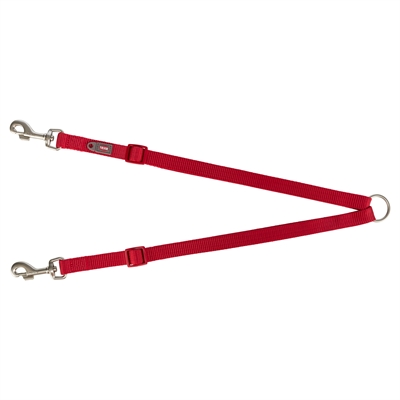 TRIXIE KOPPELLIJN PREMIUM ROOD