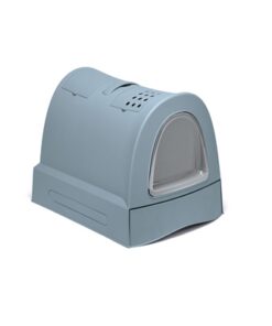 IMAC KATTENBAK ZUMA 2ND LIFE MET SCHUIFLADE AVIO BLAUW