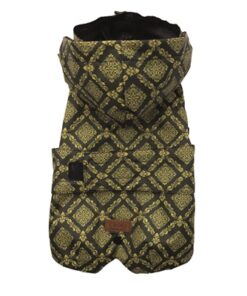 CROCI HONDENJAS GOLDFINGER WATERPROOF GEEL / ZWART