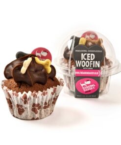 THE BARKING BAKERY VANILLA WOOFIN MET CAROB GLAZUUR